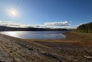 YORKSHIRE WATER Fewston reservoir low levels