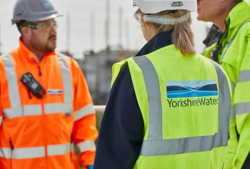 Y orkshire Water generic - colleagues helmets  high vis