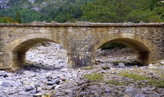 dry river bed